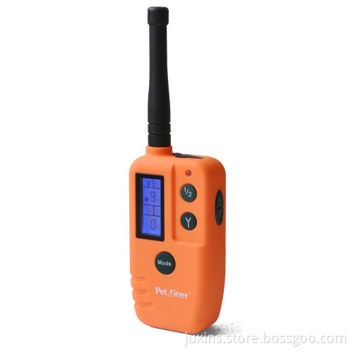 ollier de Dressage Anti-Aboiement avec 9 niveaux de vibrations et de chocs intensites pour Chien